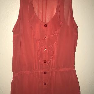 Sheer coral tank